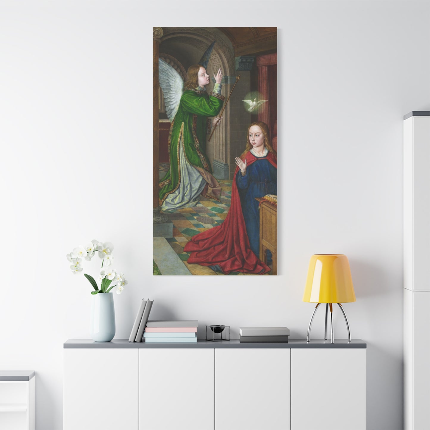 The Annunciation (1490–95) by Jean Hey Canvas