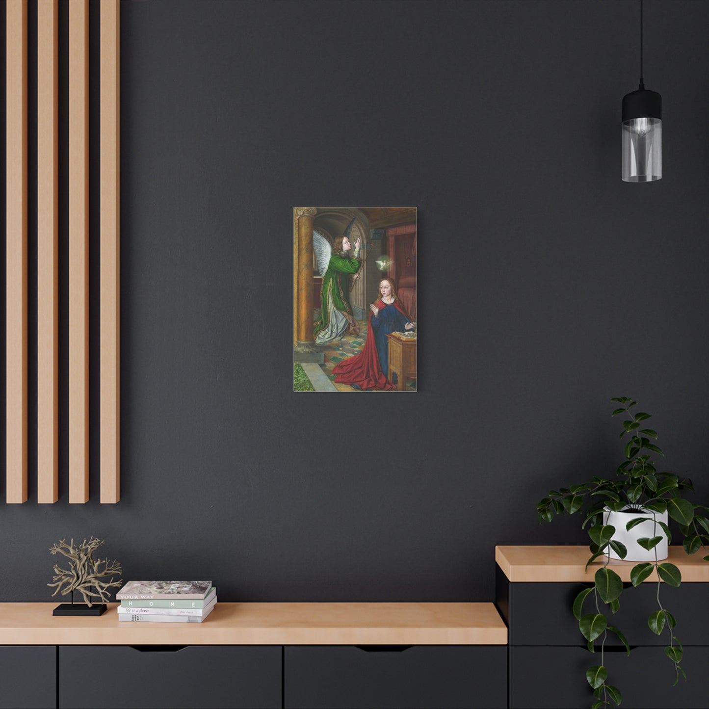 The Annunciation (1490–95) by Jean Hey Canvas