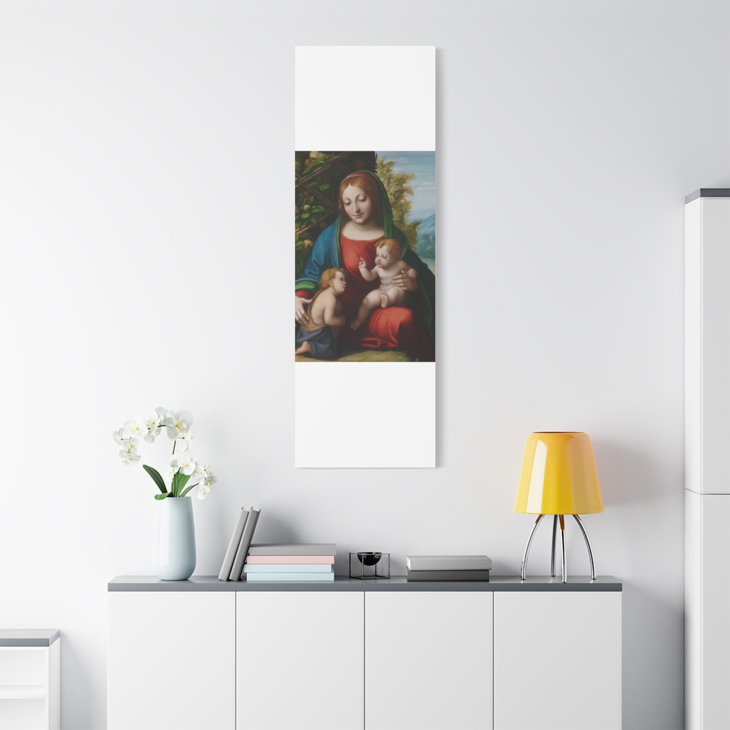 Virgin and Child with the Young Saint John the Baptist (c. 1515) by Correggio Canvas