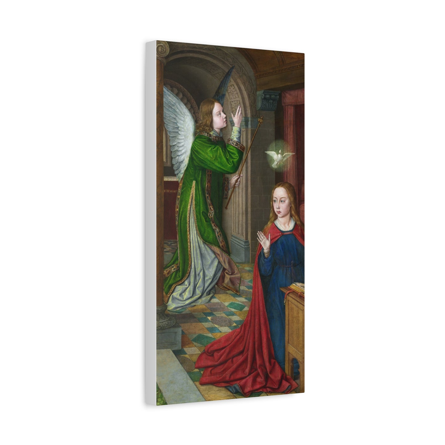 The Annunciation (1490–95) by Jean Hey Canvas