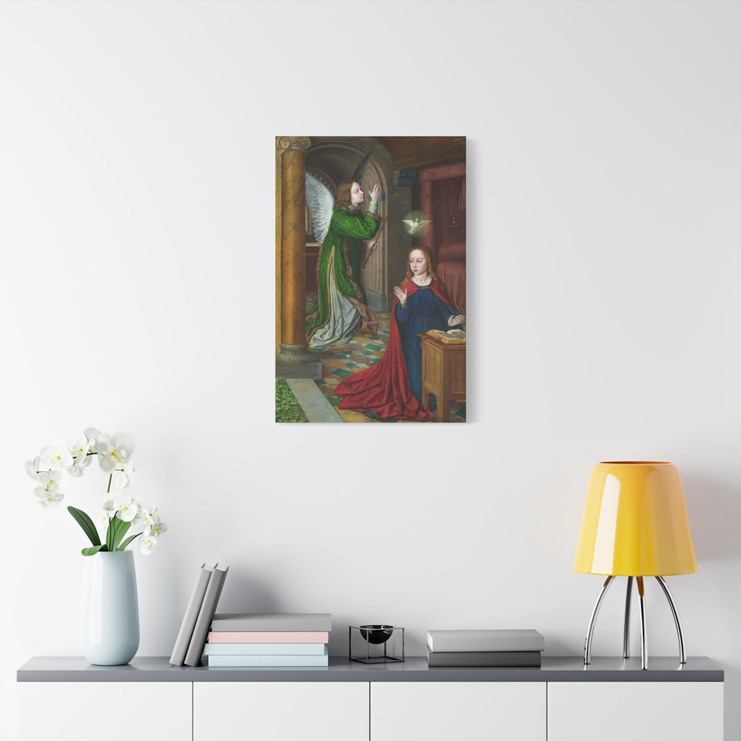 The Annunciation (1490–95) by Jean Hey Canvas
