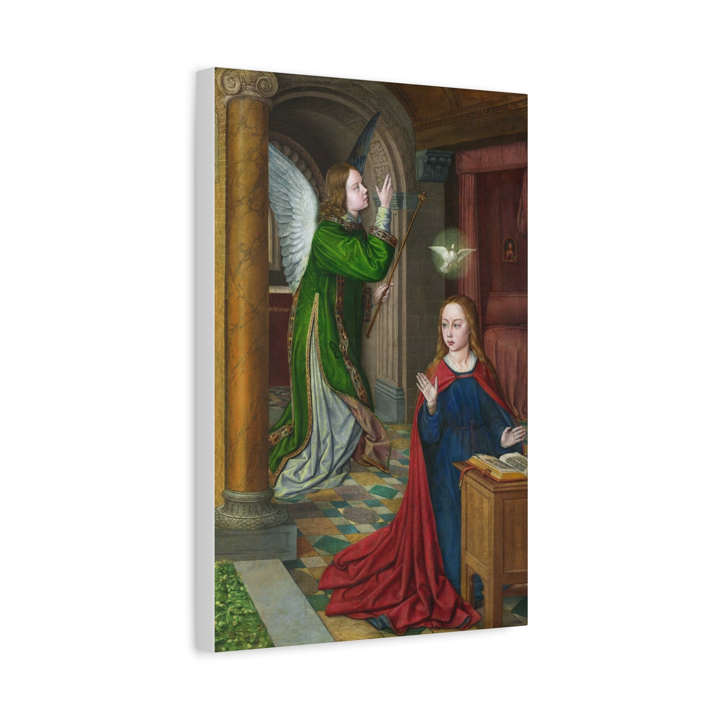 The Annunciation (1490–95) by Jean Hey Canvas