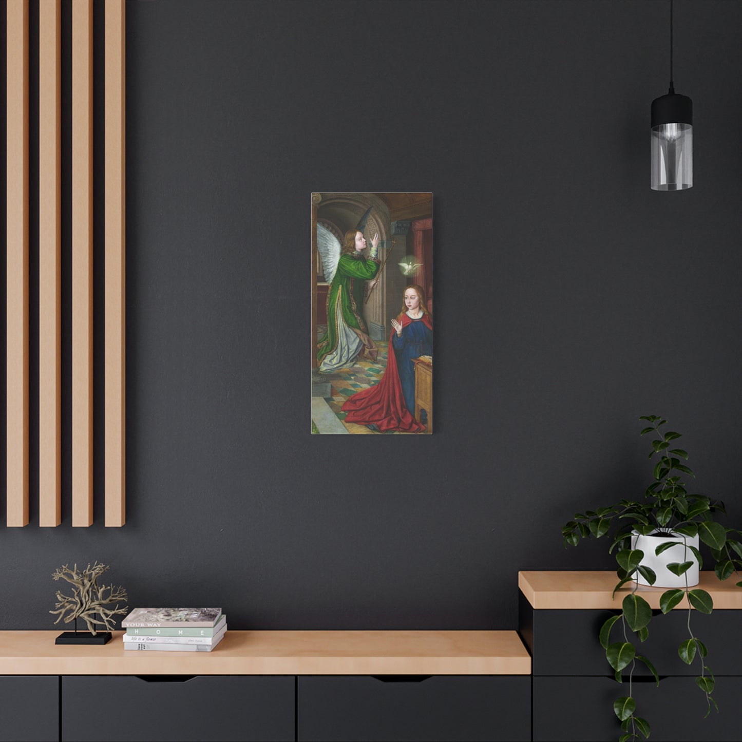 The Annunciation (1490–95) by Jean Hey Canvas