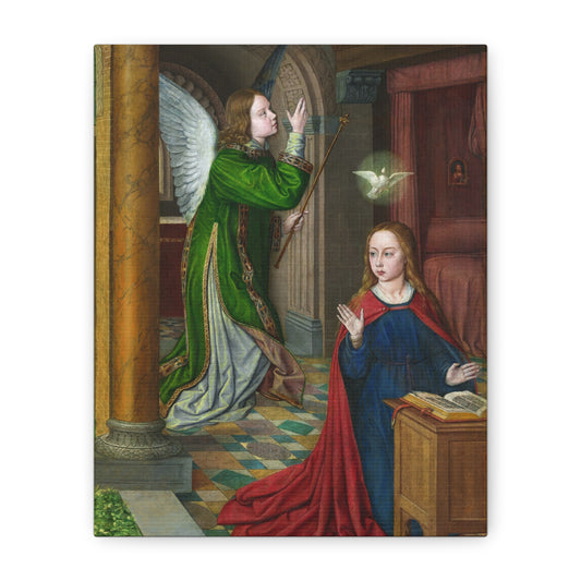 The Annunciation (1490–95) by Jean Hey Canvas