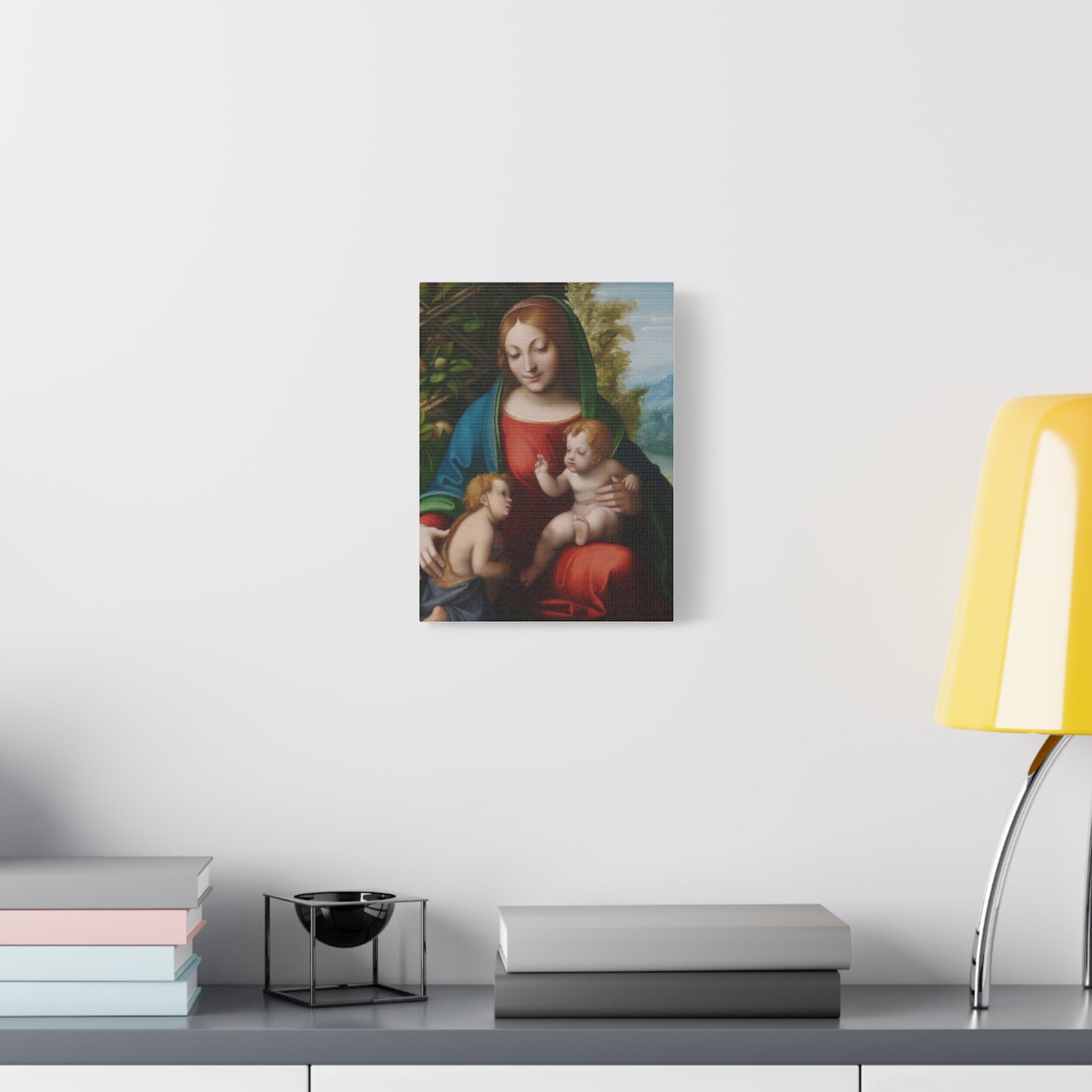 Virgin and Child with the Young Saint John the Baptist (c. 1515) by Correggio Canvas