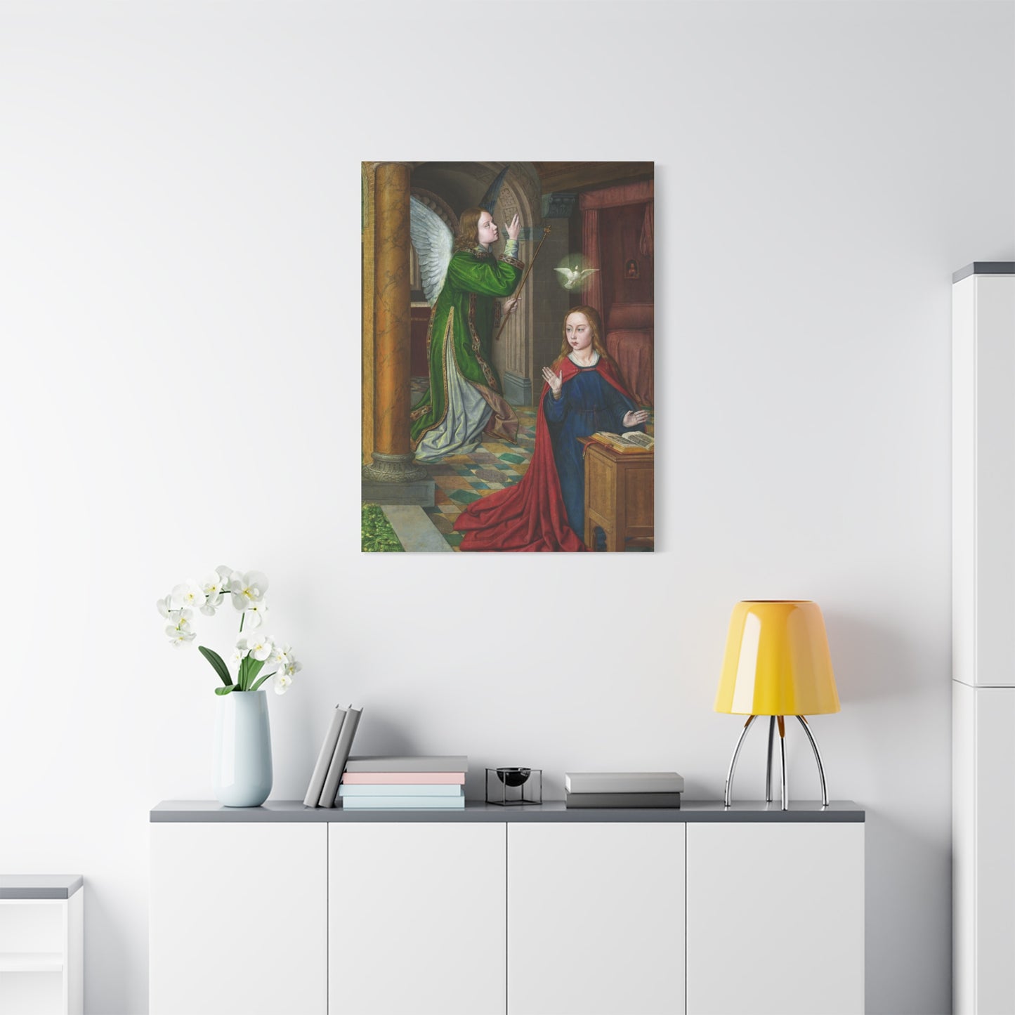 The Annunciation (1490–95) by Jean Hey Canvas
