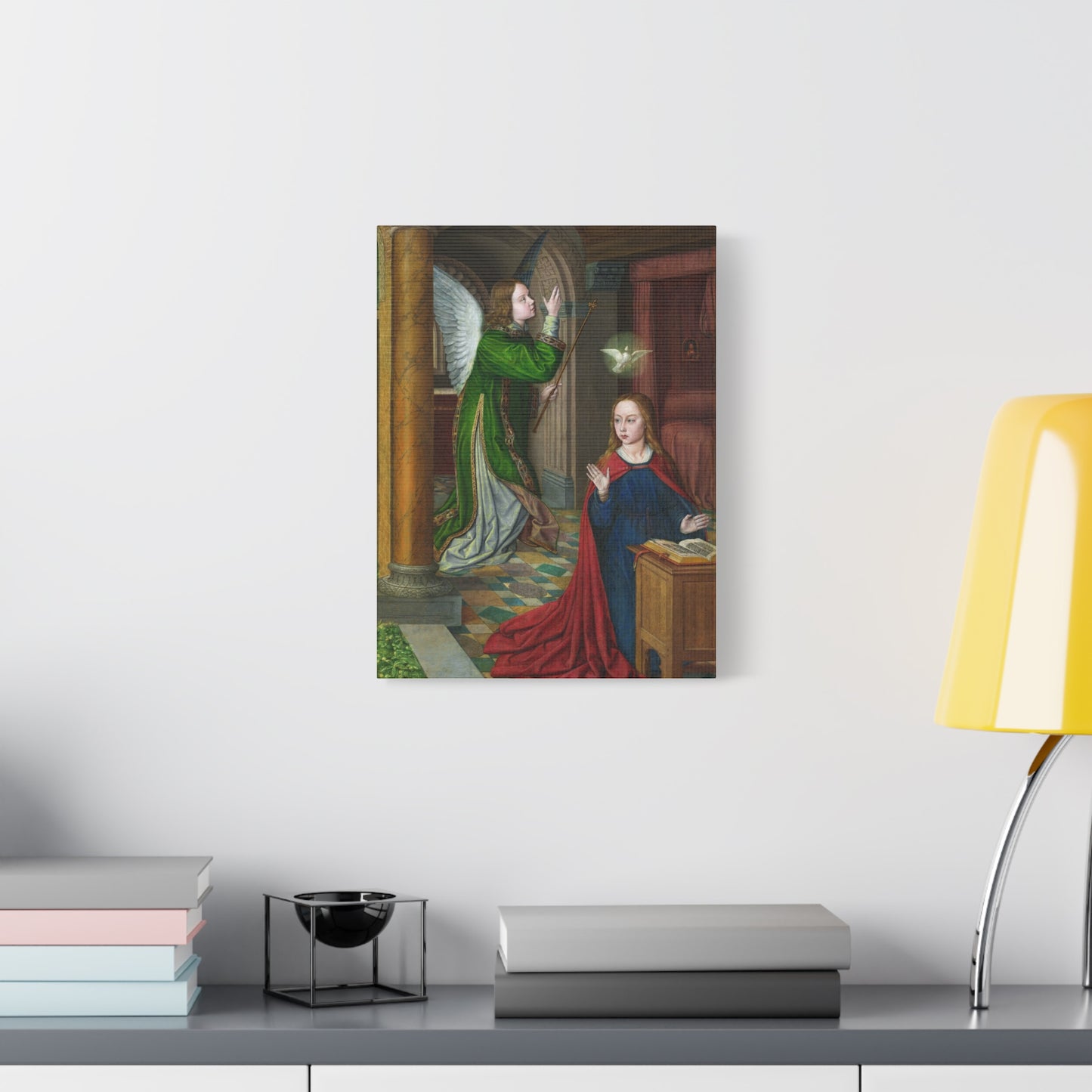 The Annunciation (1490–95) by Jean Hey Canvas
