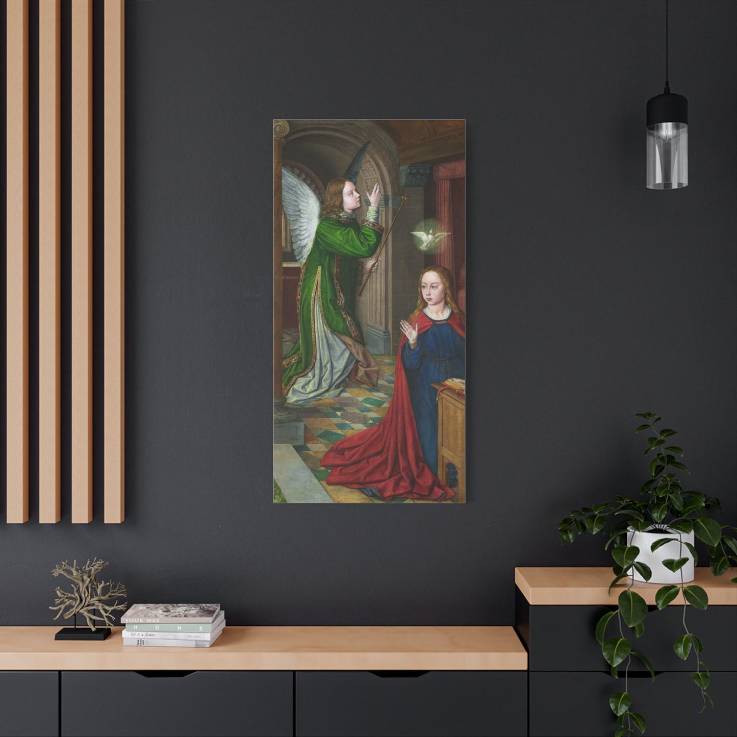 The Annunciation (1490–95) by Jean Hey Canvas