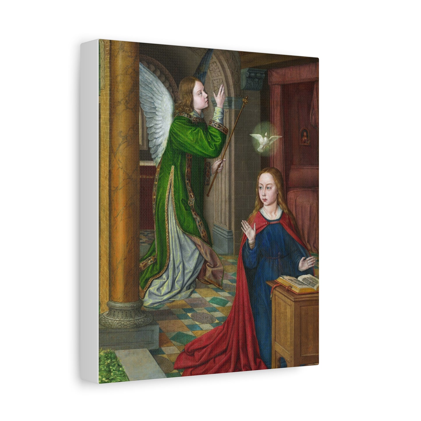 The Annunciation (1490–95) by Jean Hey Canvas